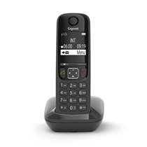 AS690 Teléfono DECT/analógico Identificador de llamadas Negro