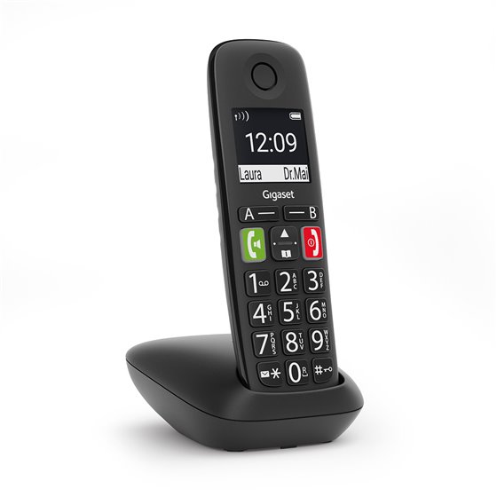 S30852-H2901-D201 teléfono Teléfono DECT/analógico Identificador de llamadas Negro