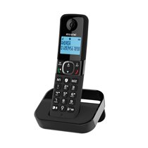 F860 Teléfono DECT/analógico Identificador de llamadas Negro