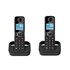 F860 DUO EU Teléfono DECT Identificador de llamadas Negro