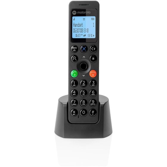 DOT201 Teléfono DECT Identificador de llamadas Negro