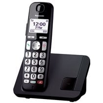 KX-TGE250 Teléfono DECT Identificador de llamadas Negro