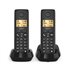BASIC 100 DUO Teléfono DECT/analógico Identificador de llamadas Negro