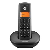 E201 Teléfono DECT Identificador de llamadas Negro