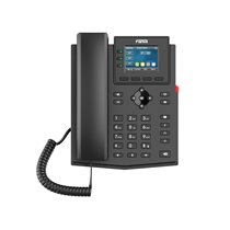 X303P teléfono IP Negro 4 líneas LCD