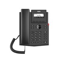 X301W teléfono IP Negro 2 líneas LCD Wifi