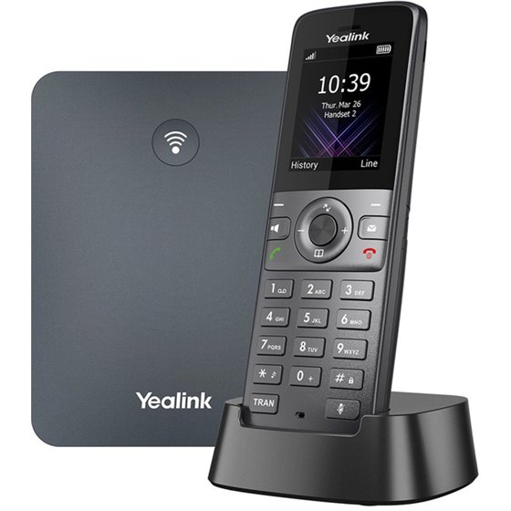 W74P teléfono IP Gris TFT