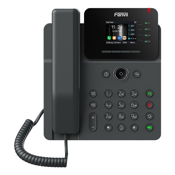 V61W teléfono IP Negro 4 líneas LCD Wifi