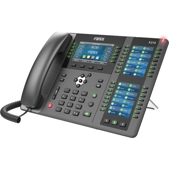 X210 V2 teléfono IP Negro 20 líneas LCD