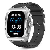 Smartwatch Hero, Pantalla AMOLED 1,95", Aut. 7 días, Modos deporte y salud, Asistentes de voz, IP68, Negro