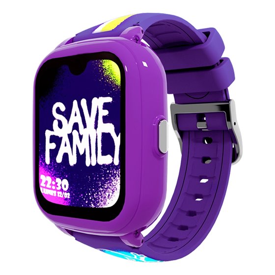 Iconic Plus 2 4,52 cm (1.78") 40 mm Digital Pantalla táctil 4G Violeta Wifi GPS (satélite)