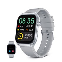 Smartwatch Urban Move, Pantalla AMOLED 2.06", Autonomía 5 días, Modo deporte y salud, Manos libres, IP67, Gris