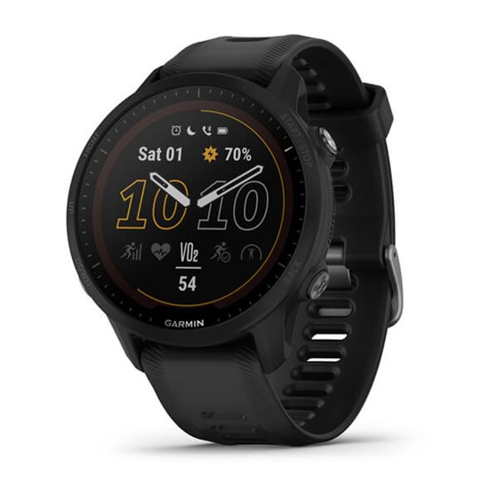 Forerunner 955 3,3 cm (1.3") MIP 46.5 mm Digital 260 x 260 Pixeles Pantalla táctil Negro Wifi GPS (satélite)