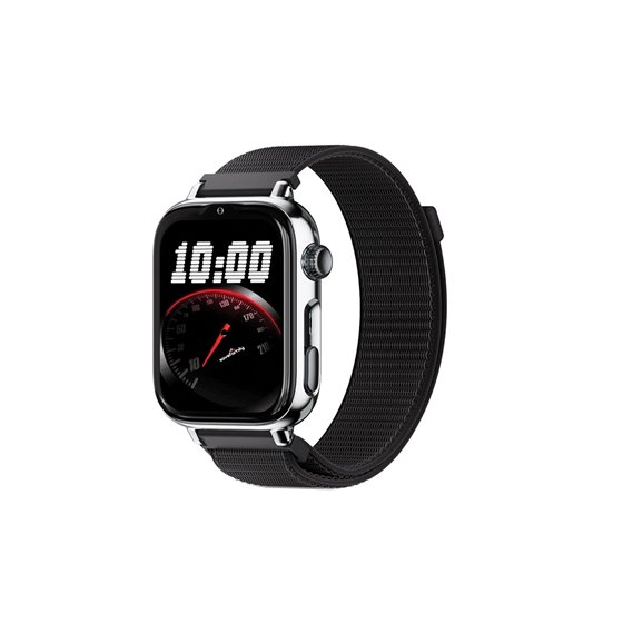 SaveWatch Plus 2 4,7 cm (1.85") AMOLED Digital 410 x 502 Pixeles Pantalla táctil 4G Plata Wifi GPS (satélite)