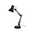 Lampara de escritorio q-connect polaris metalica coninterruptor brazo doble 3 articulaciones color negro