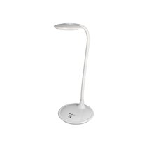 Lampara de escritorio q-connect led 5w 250 lm con lupa iluminaciÃ³n ajustable blanco