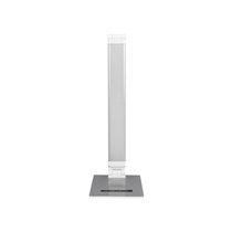 Lampara de escritorio q-connect sirio led 13w 800 lmtactil 3 niveles de color brillo regulable color plata
