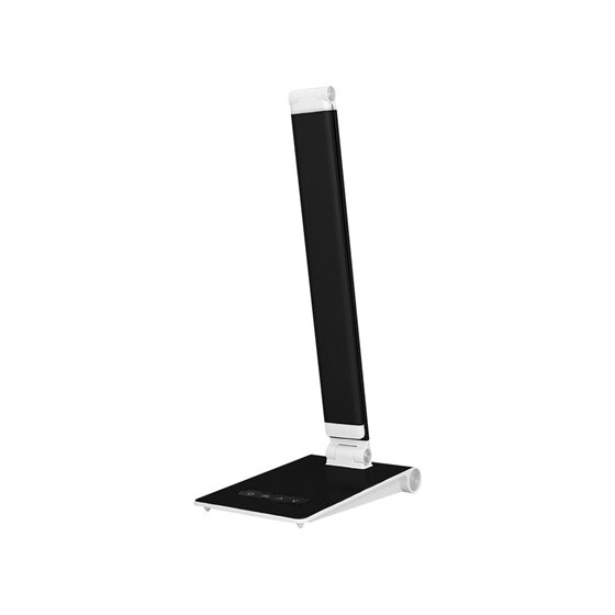 Lampara de escritorio q-connect sirio led 13w 800 lmtactil 3 niveles de color brillo regulable color negro