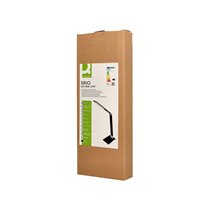 Lampara de escritorio q-connect sirio led 13w 800 lmtactil 3 niveles de color brillo regulable color negro