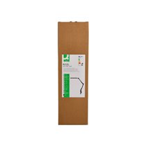 Lampara de escritorio q-connect rigel led 8w 320 lm aluminio con pinza brazo doble3 articulaciones color negro