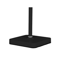 Lampara de escritorio q-connect nova led 2w 200 lm metalica tactil recargable usb-c color negro