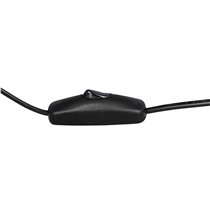 Lampara de escritorio q-connect polaris metalica coninterruptor brazo doble 3 articulaciones color blanco