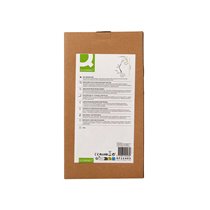 Lampara de escritorio q-connect polaris metalica coninterruptor brazo doble 3 articulaciones color blanco