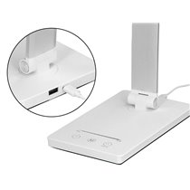 Lampara de escritorio q-connect vega led 10w 400 lm tactil 5 niveles de color brillo regulable color blanco