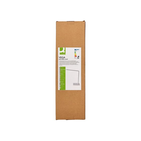 Lampara de escritorio q-connect vega led 10w 400 lm tactil 5 niveles de color brillo regulable color blanco