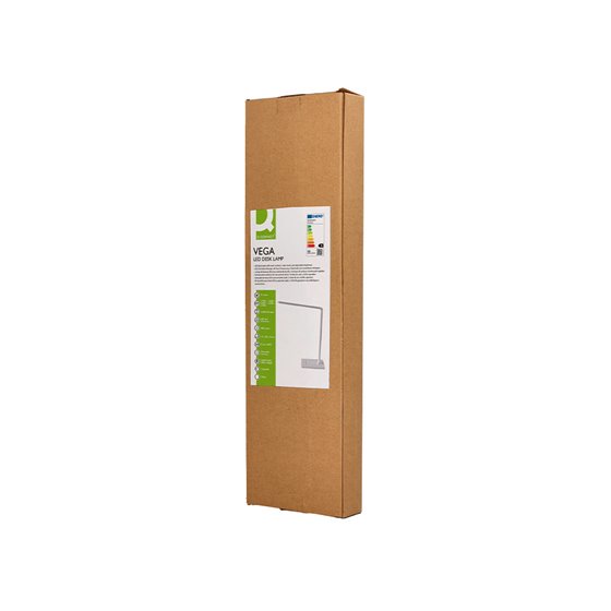 Lampara de escritorio q-connect vega led 10w 400 lm tactil 5 niveles de color brillo regulable color blanco