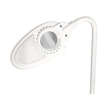 Lampara de escritorio q-connect led 5w 250 lm con lupa iluminaciÃ³n ajustable blanco
