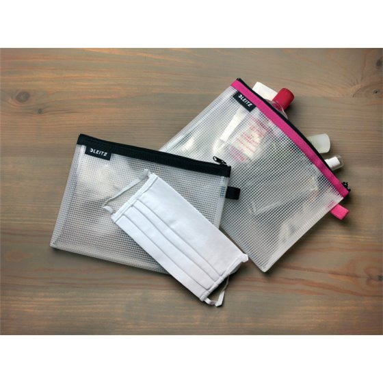 Bolsita de viaje con cremallera resistente al agua Leitz WOW - M