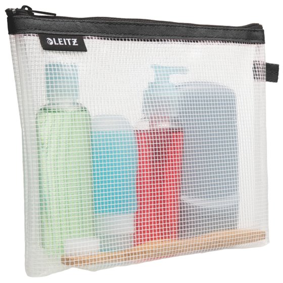 Bolsita de viaje con cremallera resistente al agua Leitz WOW para cosméticos