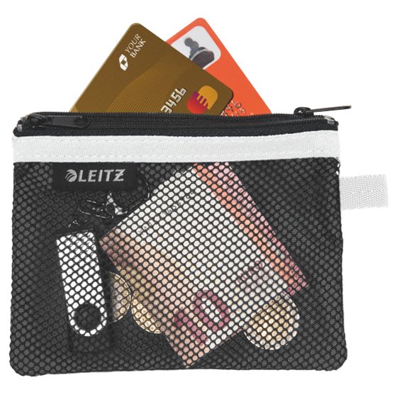 Bolsita de viaje con cremallera con 2 apartados Leitz WOW - S