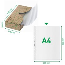 Dispensador de fundas Leitz Recycle A4, 40 unidades