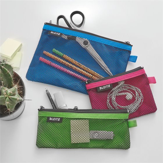 Bolsita de viaje con cremallera con 2 apartados Leitz WOW - L