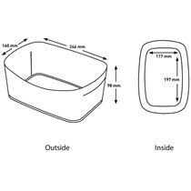 Bandeja de almacenamiento Leitz MyBox