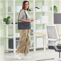 Bolsa de trabajo compacta de tela Leitz para Hot Desking