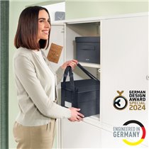 Bolsa de trabajo de tela compacta Leitz para Hot Desking con tapa