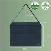 Bolsa de trabajo de tela compacta Leitz para Hot Desking con tapa