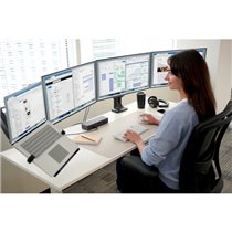 Bandeja universal de portátiles para brazos de monitor
