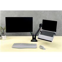 Bandeja universal de portátiles para brazos de monitor