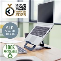 Soporte para Portátil Ajustable Ultraplano de Aluminio Leitz Ergo