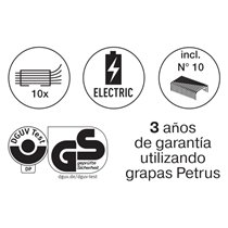 Grapadora eléctrica WOW E-310 Contactless de Petrus