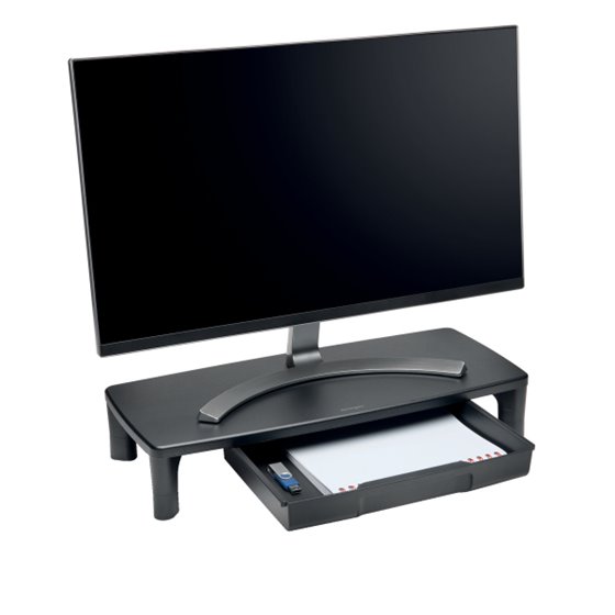 Soporte para monitor con cajón SmartFit™