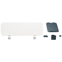 Panel organizador de escritorio con soporte para ordenador portátil Leitz Ergo, 80x25 cm
