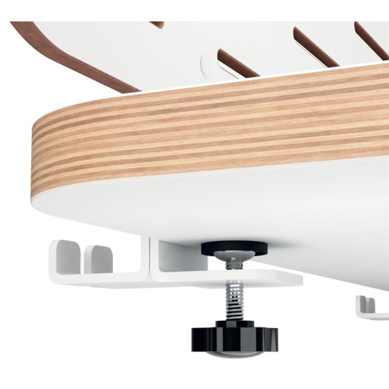 Panel organizador de escritorio con soporte para ordenador portátil Leitz Ergo, 80x25 cm