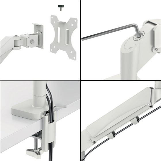 Brazo para un monitor Leitz Ergo Space Saving