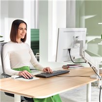 Brazo para un monitor Leitz Ergo Space Saving