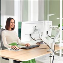 Brazo para dos monitores Leitz Ergo Space Saving
